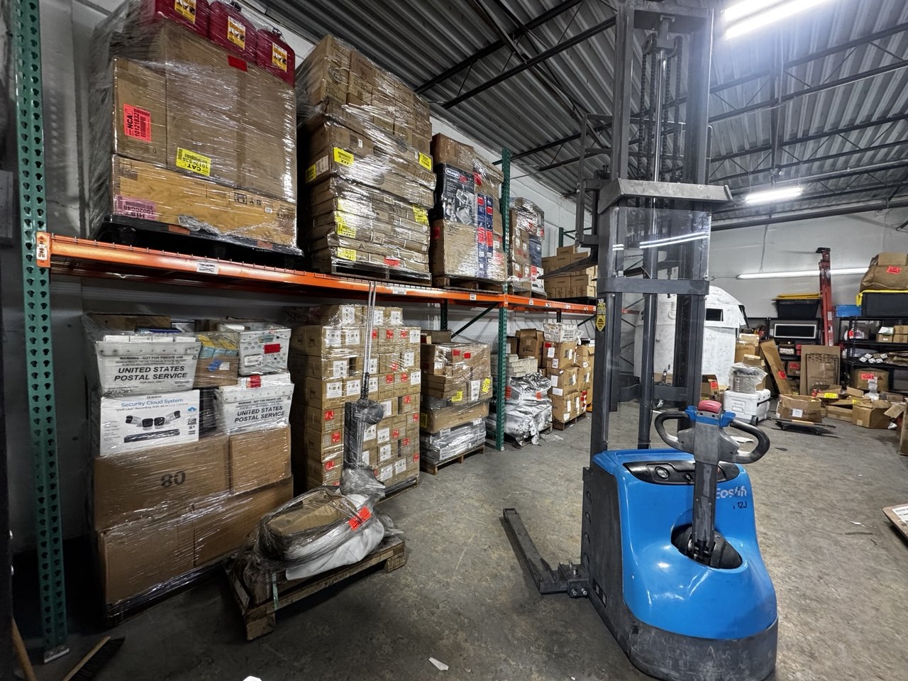 King Ocean palletized freight inventory