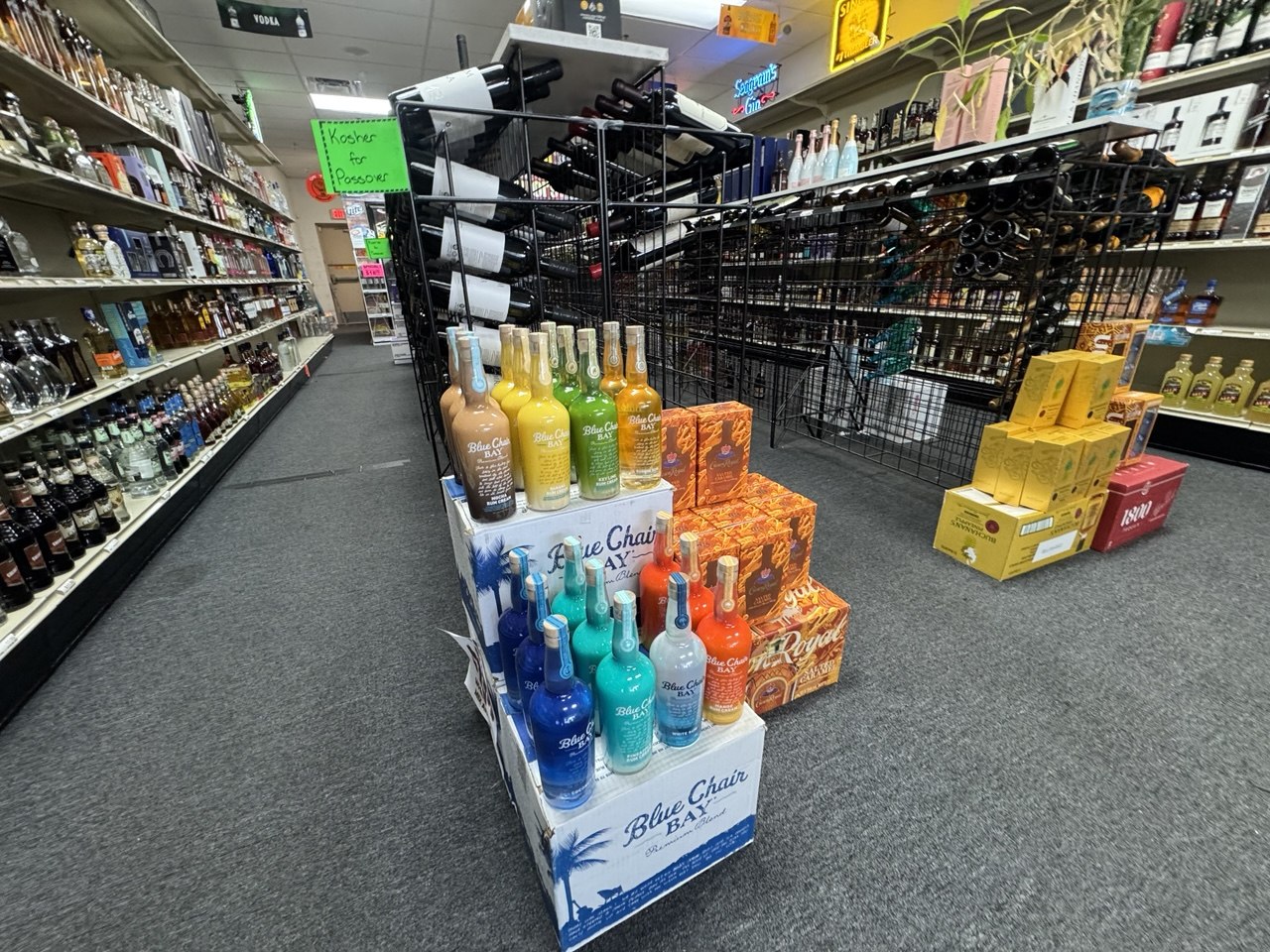 Liquor store inventory before short-notice liquidation