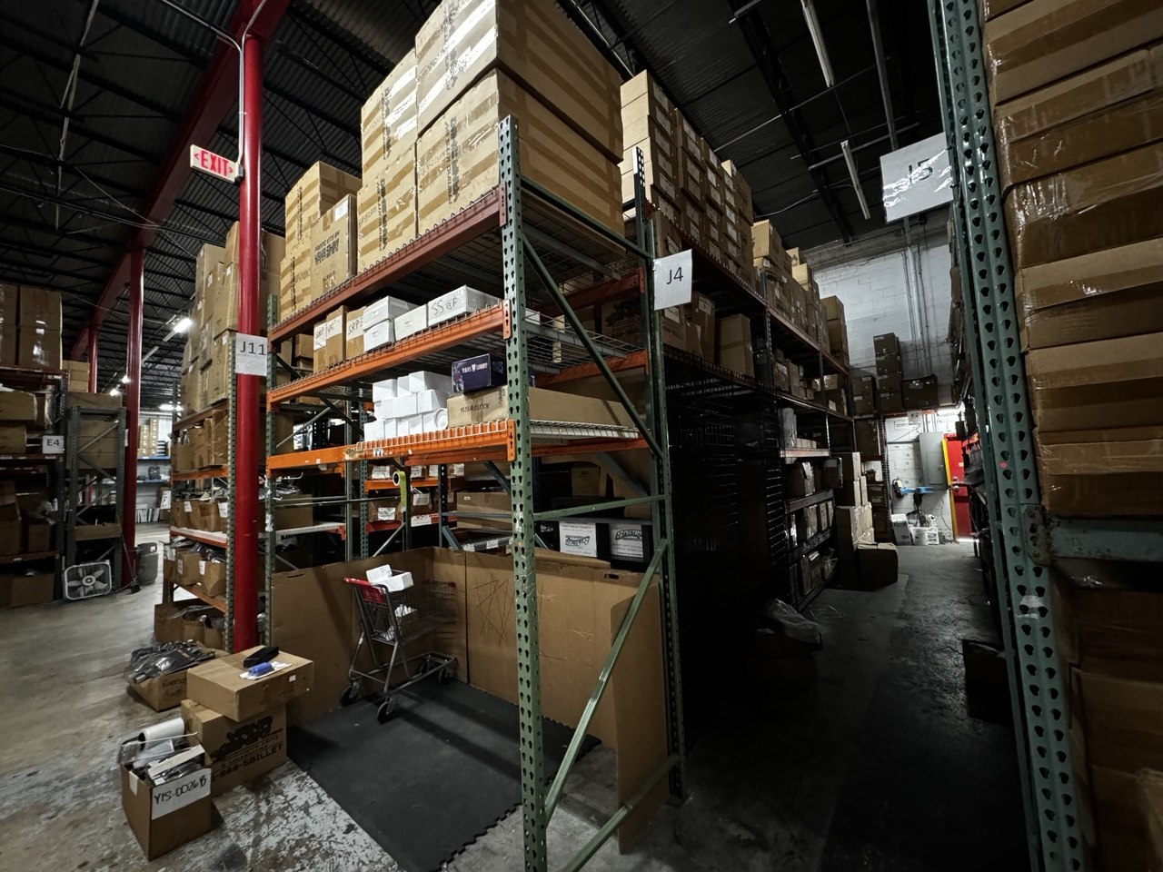 Miami motorcycle parts warehouse before phased liquidation